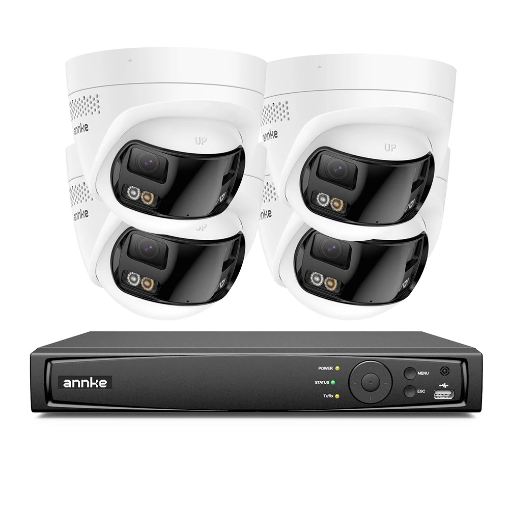 ANNKE 8MP Ultra HD Dual Lens Security Camera 8CH NVR
