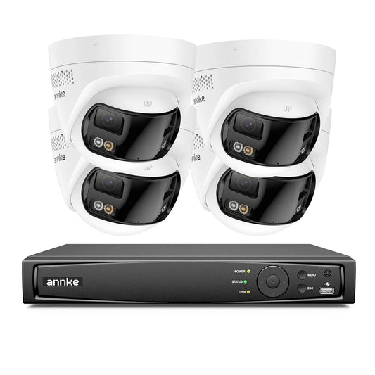 ANNKE 8MP Ultra HD Dual Lens Security Camera 8CH NVR