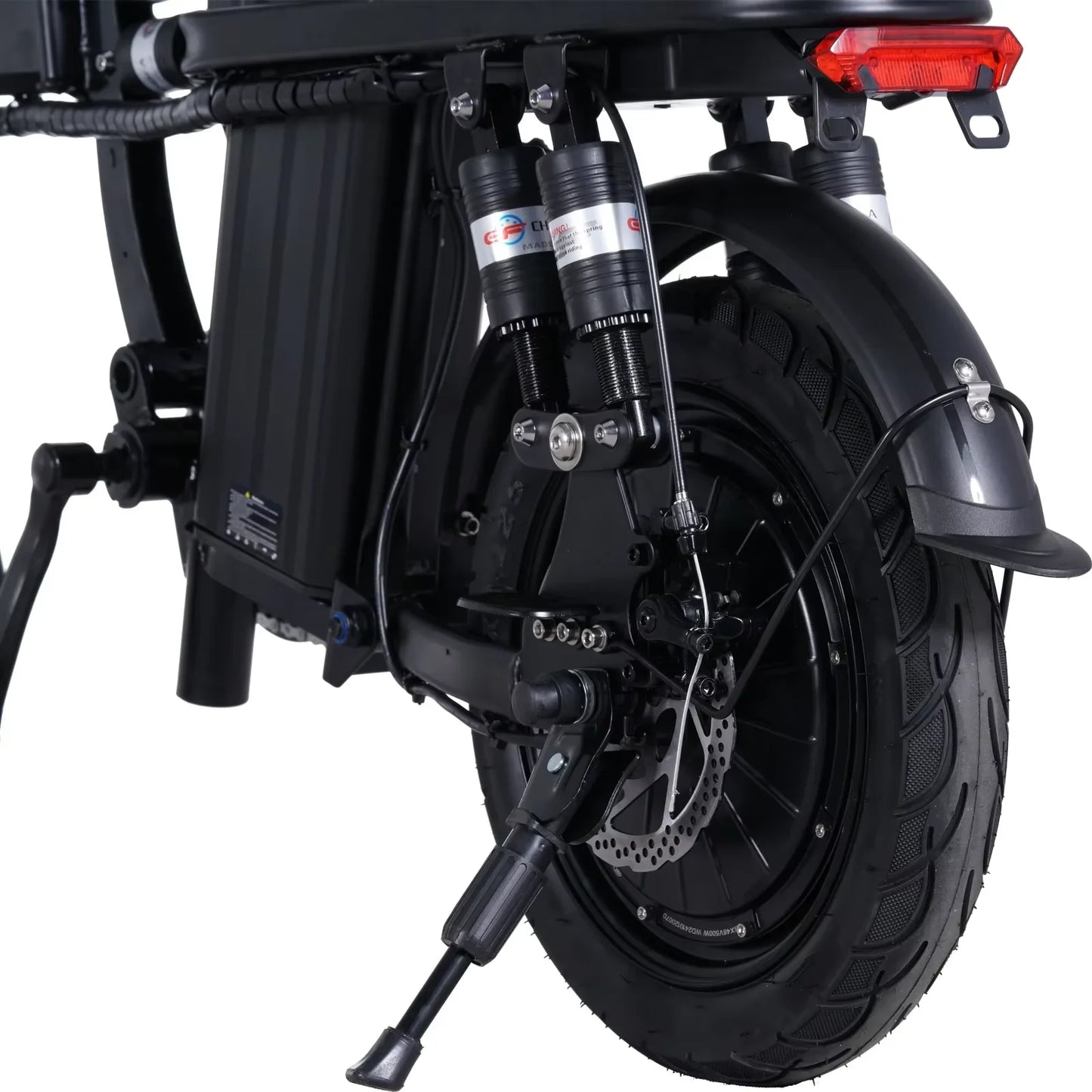 GLEERIDE 14" Mini Folding A9 Electric Bike 750W Peak Motor 48V 15Ah Battery