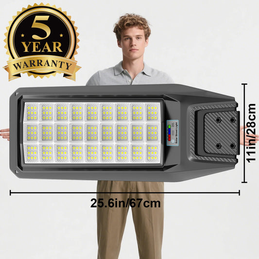Outdoor Solar Motion Sensor Light With Dusk To Dawn Timer Constant Bright IP65