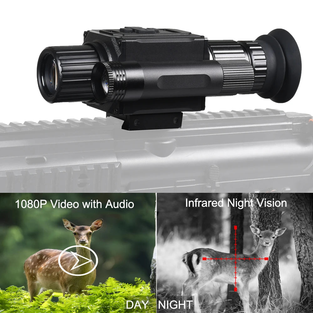 Digital Night Vision Scope 940nm IR 1080P 5X Zoom Monocular