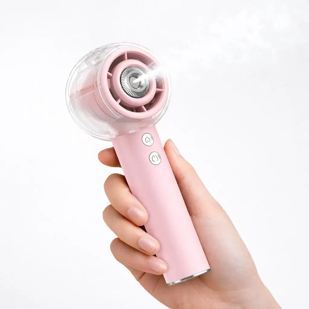 100-Speed Mini Handheld Fan, USB Rechargeable, Strong Wind & Cooling, Portable For Travel Beach Outdoor, Cute Room Decor, Gift For Women Men Bridesmaid Mom Graduation