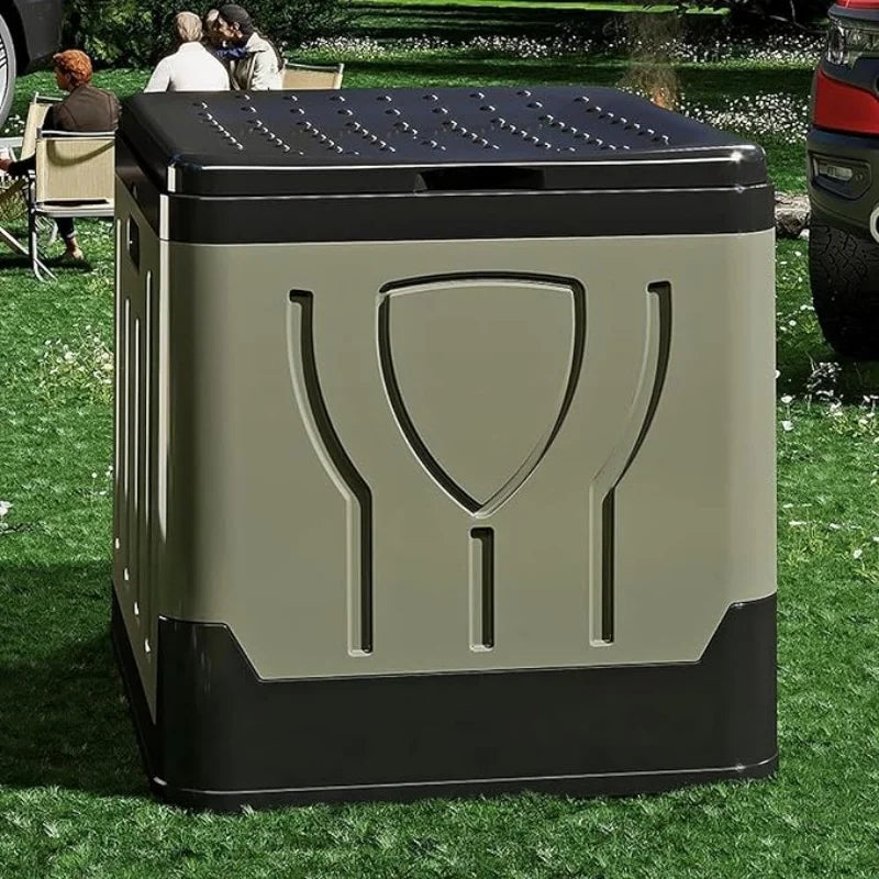 Portable large folding adult toilet, suitable for self-driving travel, camping outdoor emergency seats, car mobile portable toilet
