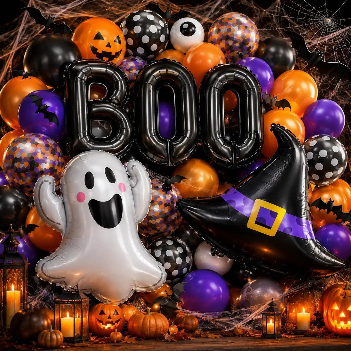 Halloween Balloon Arch Kit for Party Decorations and Festive Events