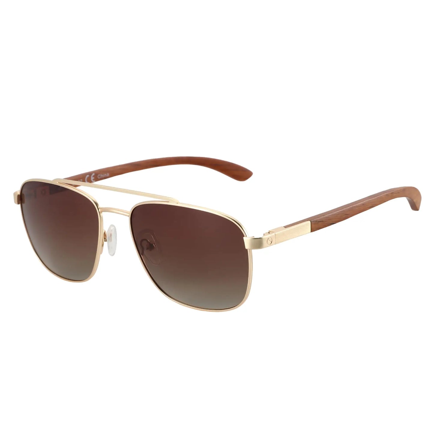 ZENOTTIC Polarized Sunglasses for Men Aviator Wood  100% UV Protection Fishing Driving Golf Sun glasses