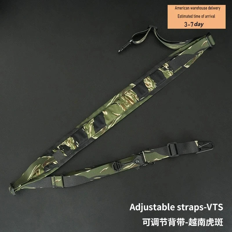 Tactical Rifle Sling Modular Strap Removable Two Point Or One Point Padded