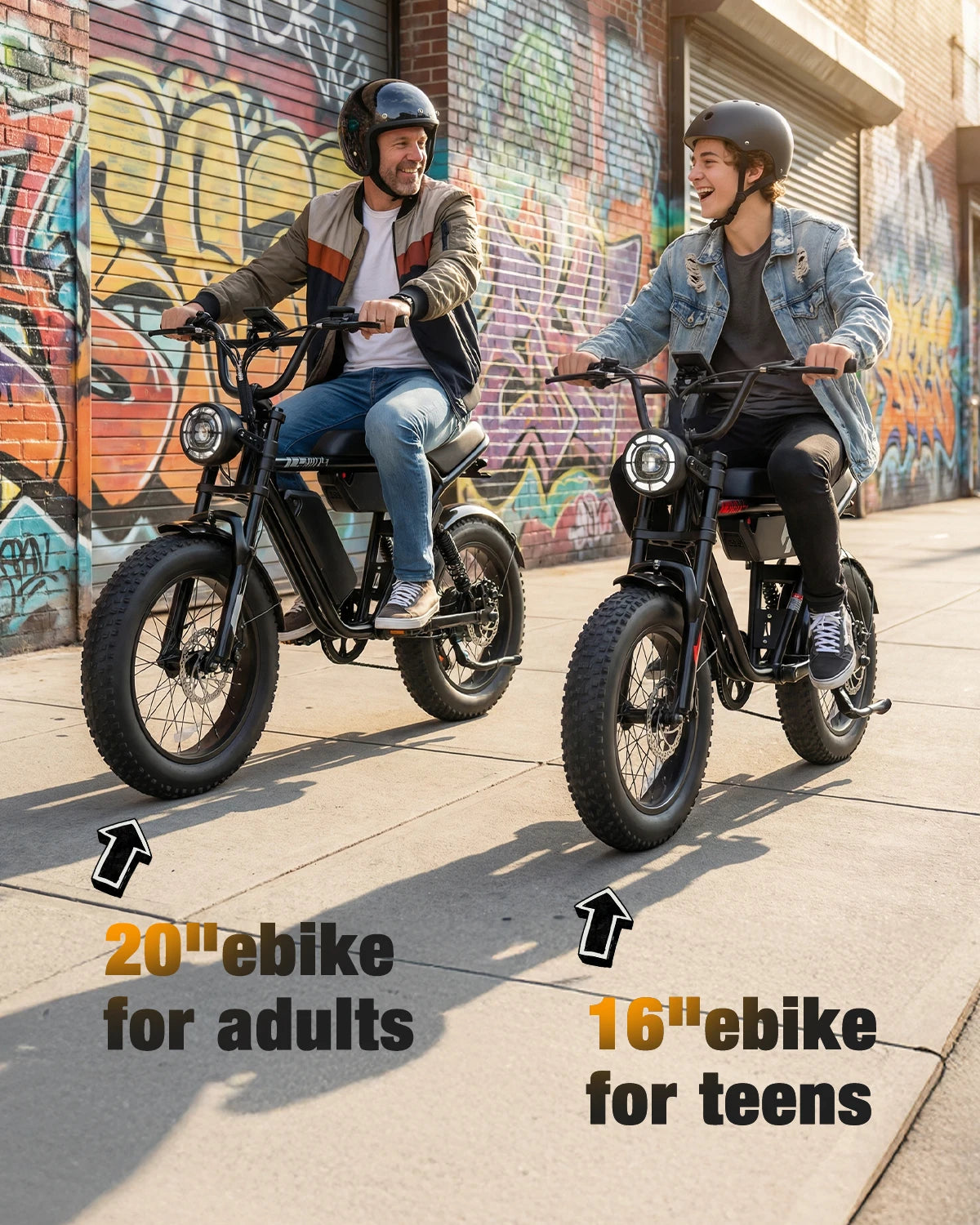 ActBest Blaze Plus Electric Bike, 16" Fat Tires Electric Mountain Bike, 1500W Peak Motor 48V 15.6Ah, 30 MPH 75Mi Range Off-Road Ebike with Full Suspension