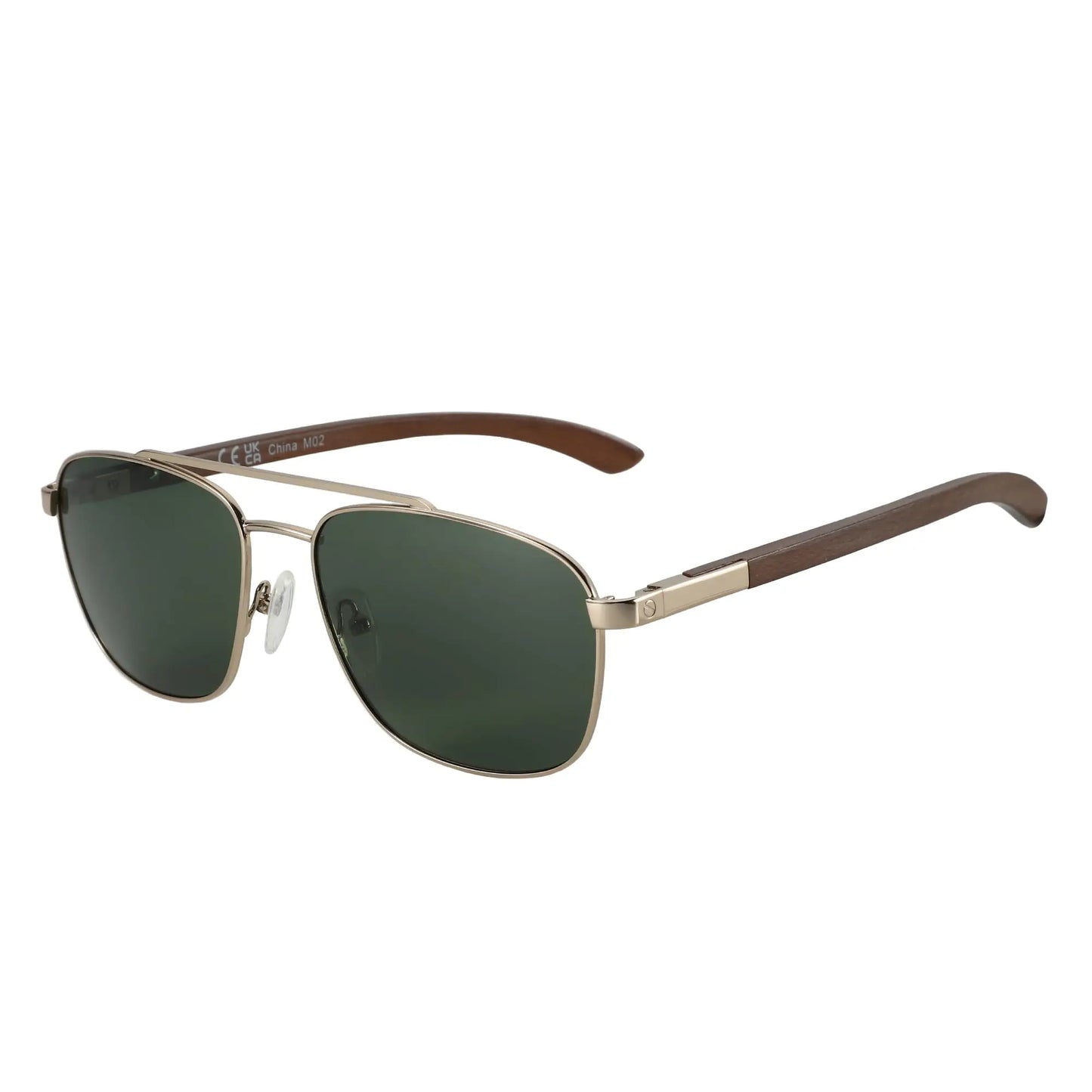 ZENOTTIC Polarized Sunglasses for Men Aviator Wood  100% UV Protection Fishing Driving Golf Sun glasses