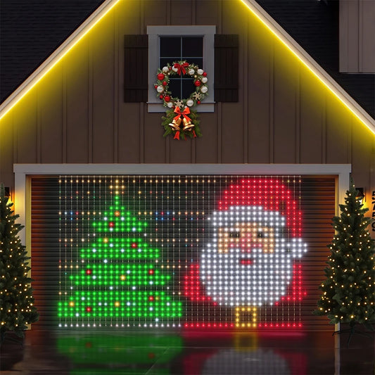MIMIRGB RGB LED Curtain Lights String Music Sync Display