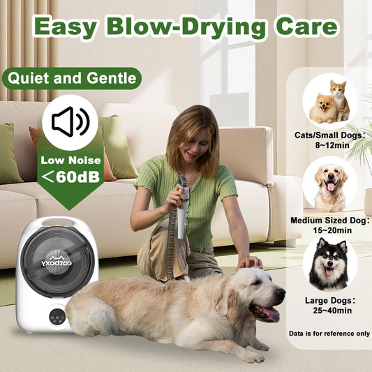 Professional 5 In 1 Quiet Cat And Dog Grooming Vacuum