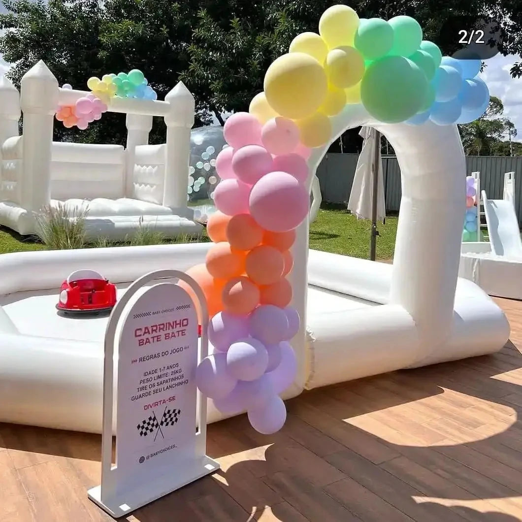 Ejia Inflatable Go Kart Racing Track For Bumper Cars