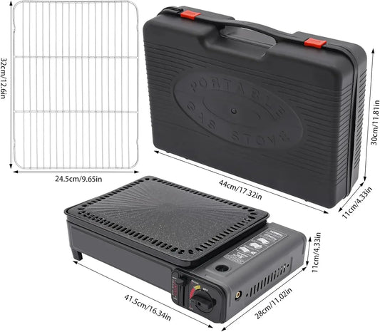 Bymaocar Portable Butane Gas Grill For Camping And Travel
