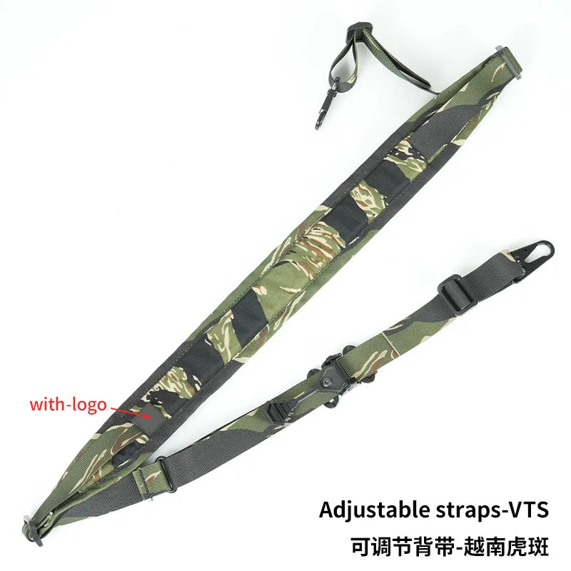 Tactical Rifle Sling Modular Strap Removable Two Point Or One Point Padded