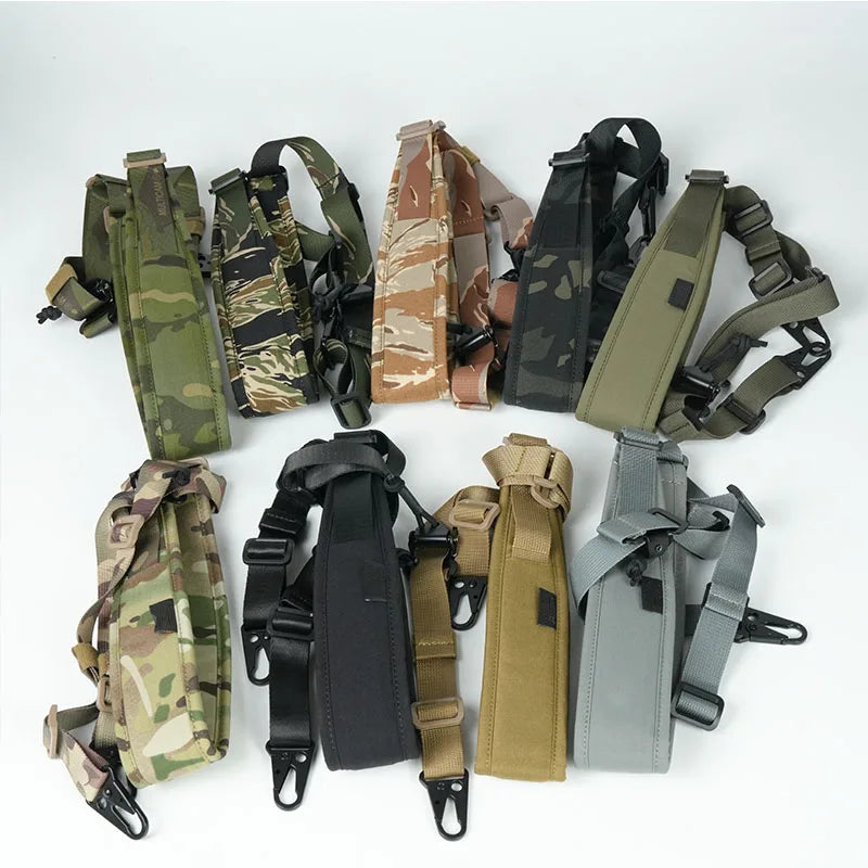 Tactical Dual Point Sling for Airsoft Rifles M4 AK AR15
