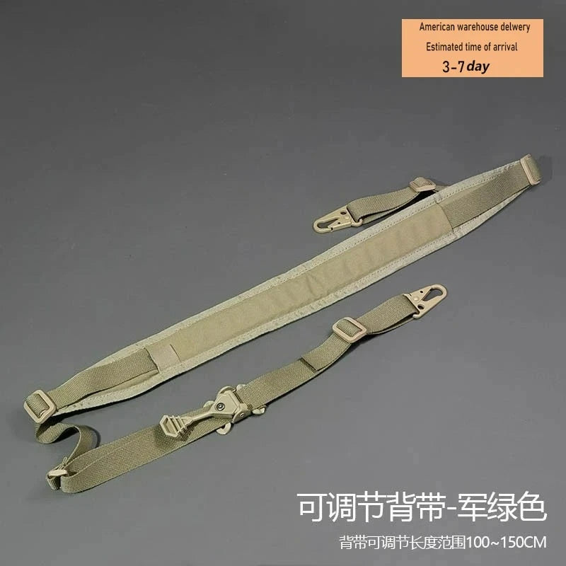 Tactical Rifle Sling Modular Strap Removable Two Point Or One Point Padded