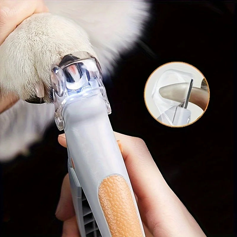 Professional Stainless Steel LED Pet Nail Clippers For Cats