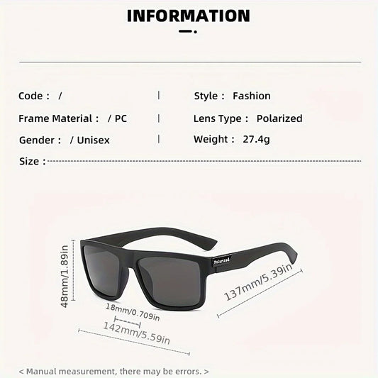 Polarized Glasses for Men And Women, Fashion Glasses, TAC Lens Vintage Style