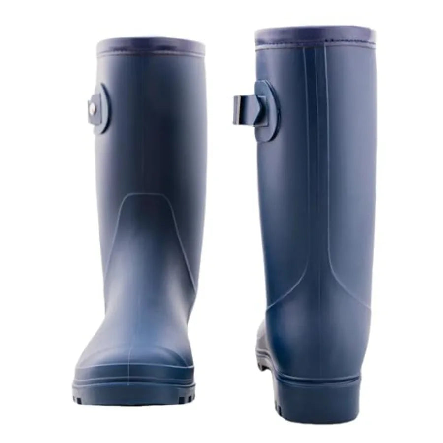 Women Waterproof Mid Calf Rain Boots With Anti Slip Sole