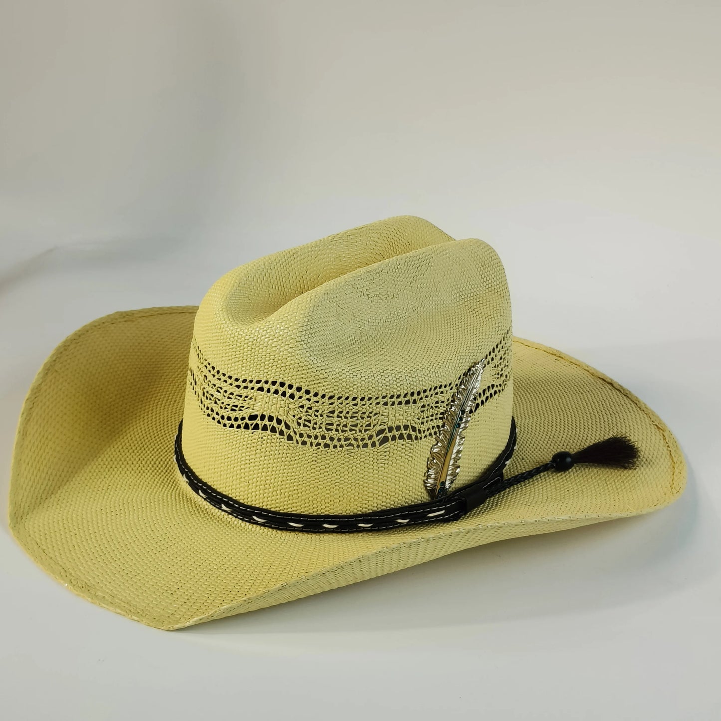White Straw Cowboy Hat Summer Sun Protection Men Woman Summer Hat Casual Outdoor Sunshade Beach Straw Hat Fashion Cowboy chapéu