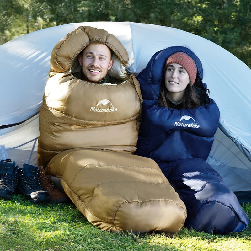 Naturehike Mummy Sleeping Bag MJ300 MJ600 Ultra Winter Warm For Adults