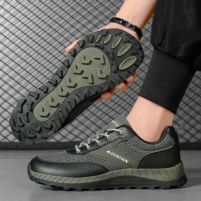 Wide Toe Hiking Shoes For Men Women Comfy Platform Men's Trekking Sneakers Outdoor Non-slip Sports Shoes Women's Walking Shoes