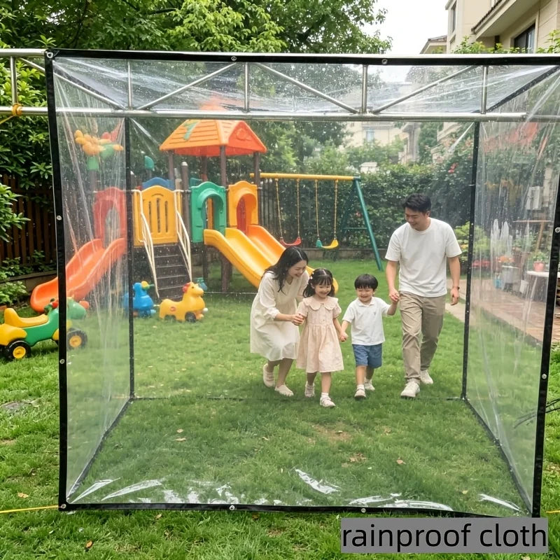 Heavy Duty Waterproof Tarp Large Outdoor Cover Multipurpose Tarpaulin Sheet UV Resistant Rainproof Canvas Tent Cover Ground Sheet for Camping, Garden, Truck, Pool, Patio, Construction