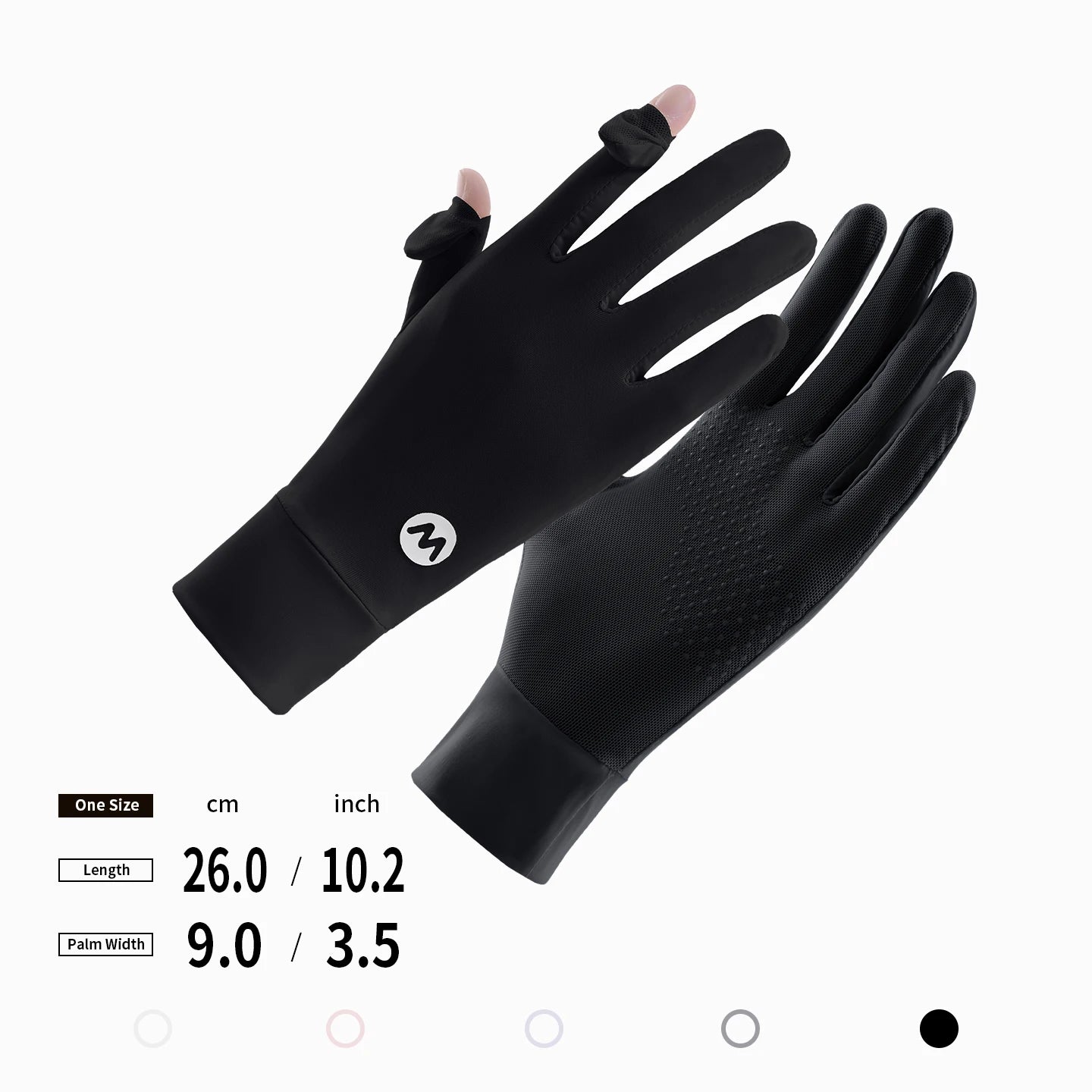 Summer Sunshade Gloves Quick Drying Touch Screen Outdoor Sports Cycling Gloves Breathable Non Slip UV Sun Protection Gloves