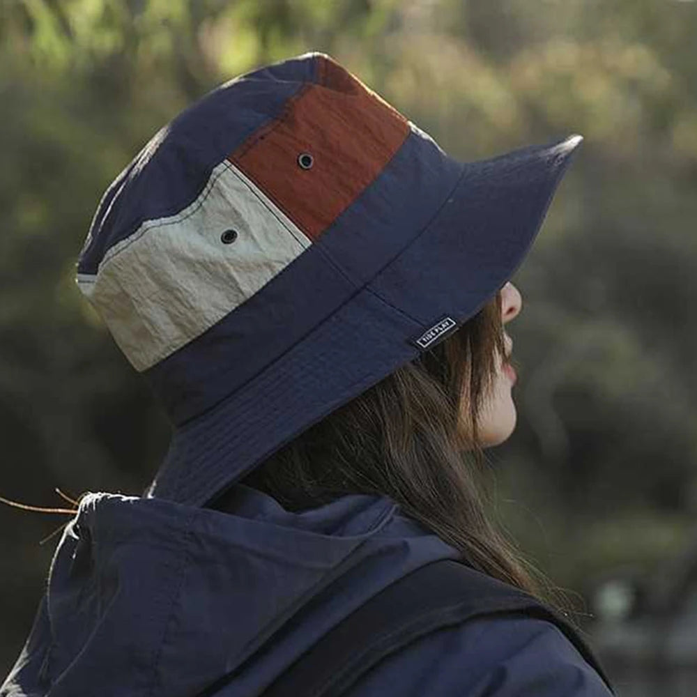 Sun Protection Wide Brim Bucket Hat Quick-dry Summer Man Women Anti-UV Caps Sun Protection Breathable Fisherman Hat Camping