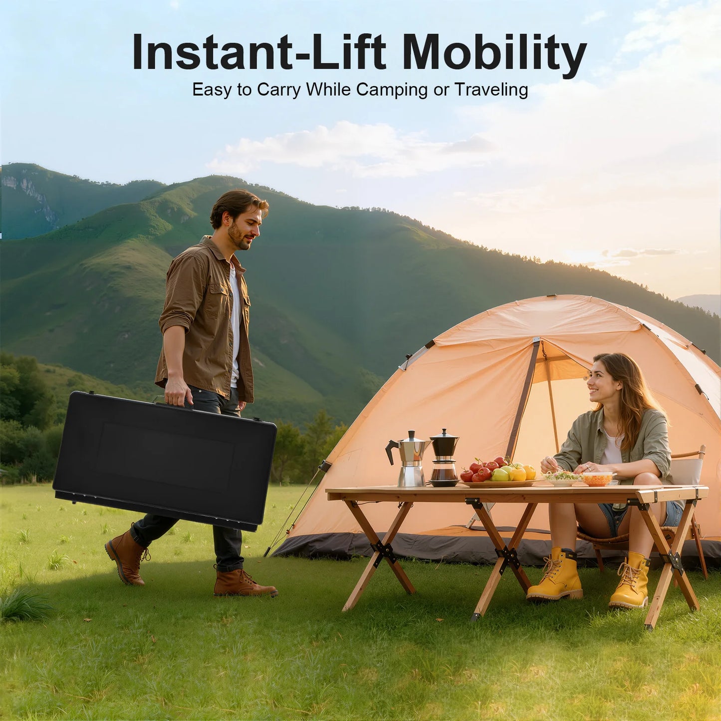 Portable 3 Burner Camping Gas Stove For Outdoor Cooking Propane Butane