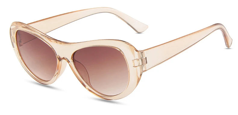 Clout Goggles Kurt Cobain Sunglasses Men Vintage Oval Glasses Retro Female Male Eyewear UV400 Fashion Trendy Shades for Outdoor Driving Travel Beach Anti Glare Eye Protection Classic Style Unisex Sun Glasses sunglasses women