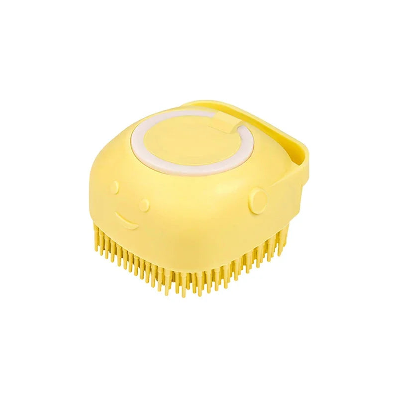 Silicone Pet Shampoo Dispenser Brush For Dogs And Cats