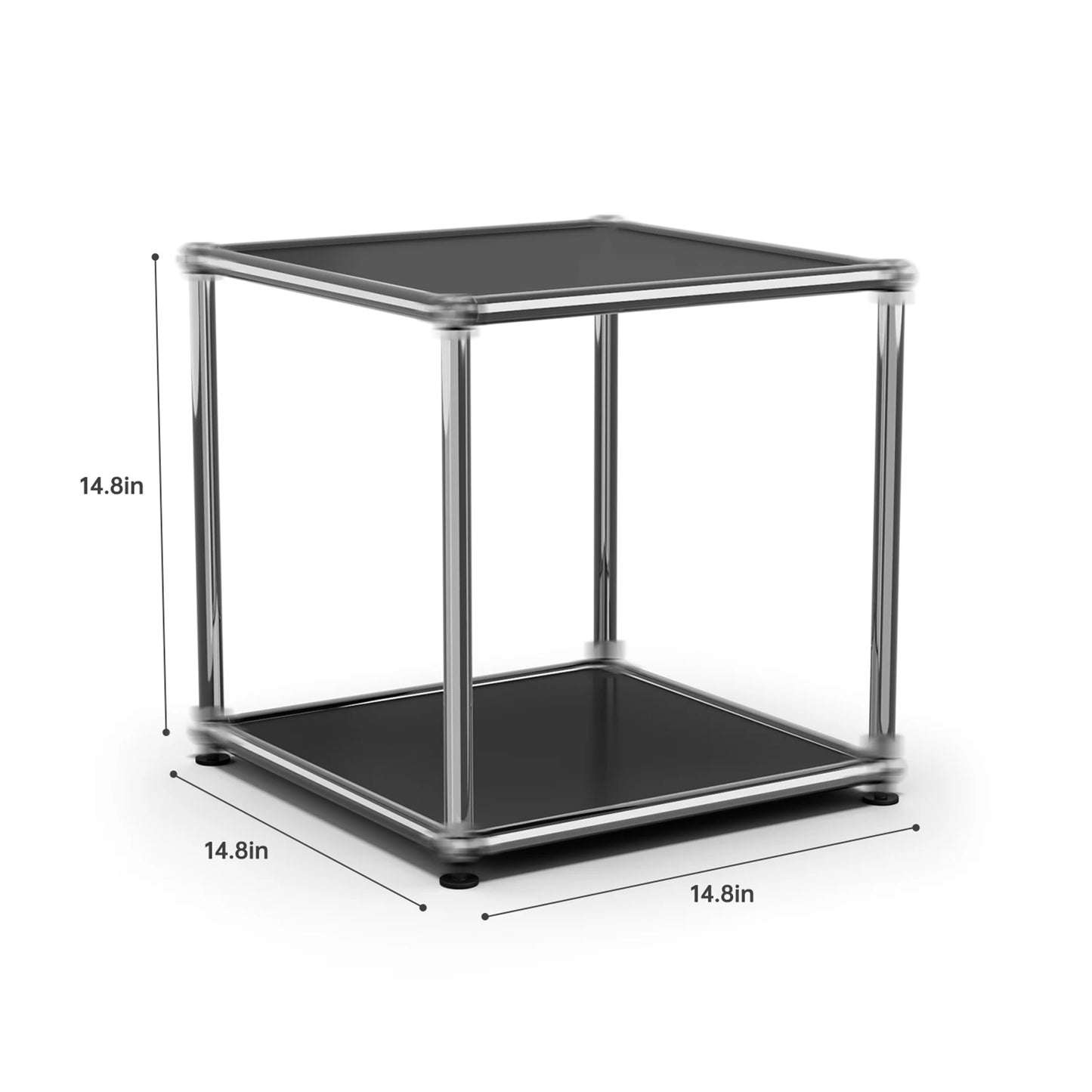 Storage Cabinet Stainless Steel Modern TV Stand Organizer