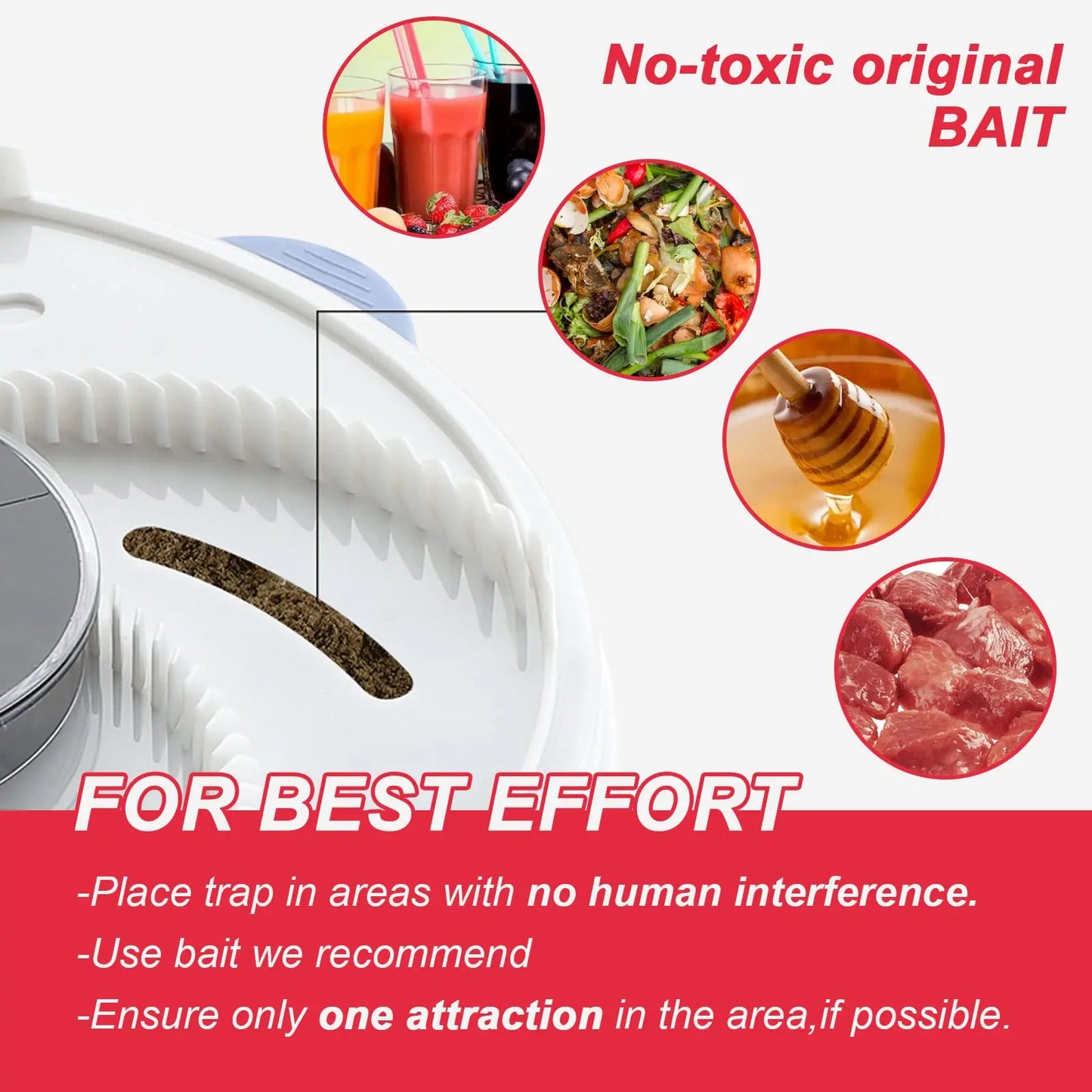 USB Electric Fly Trap Insect Killer Indoor Outdoor Use