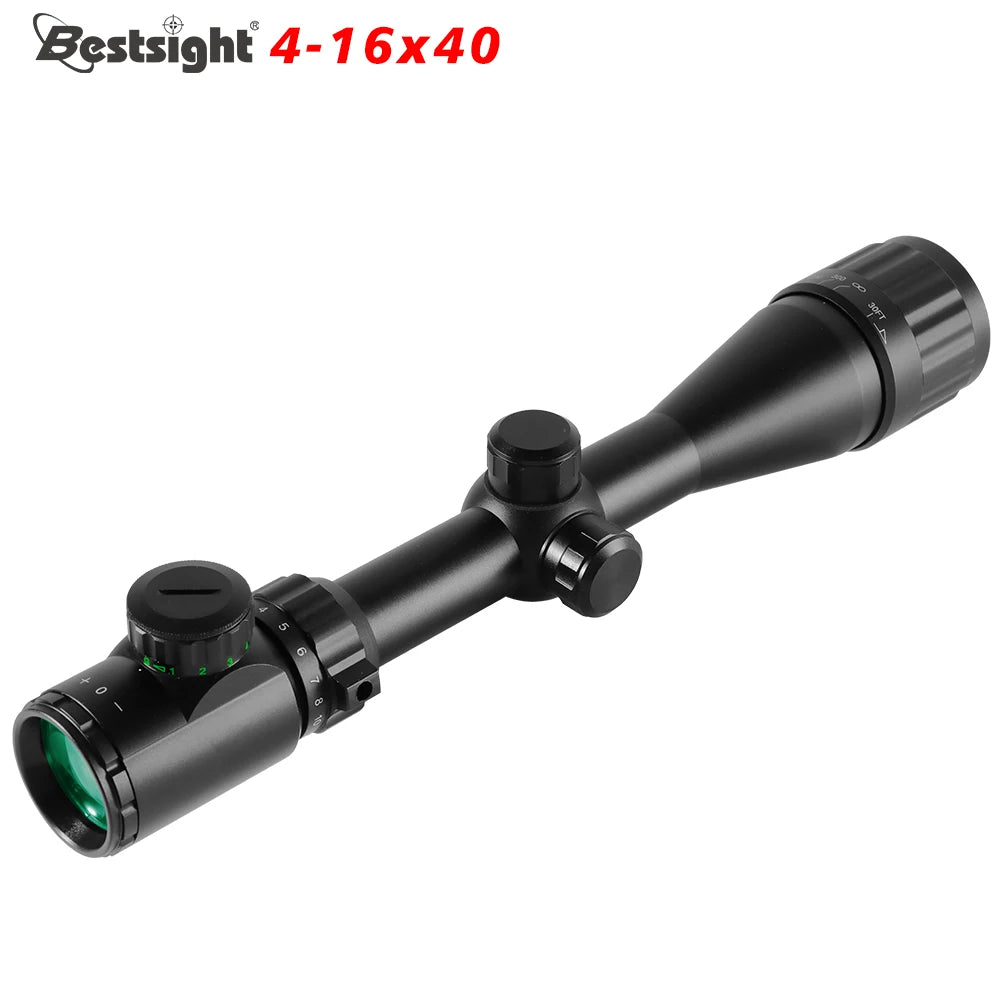Nabila 4 16x40 AOEG Rifle Scope With Red Green Illuminated Dot