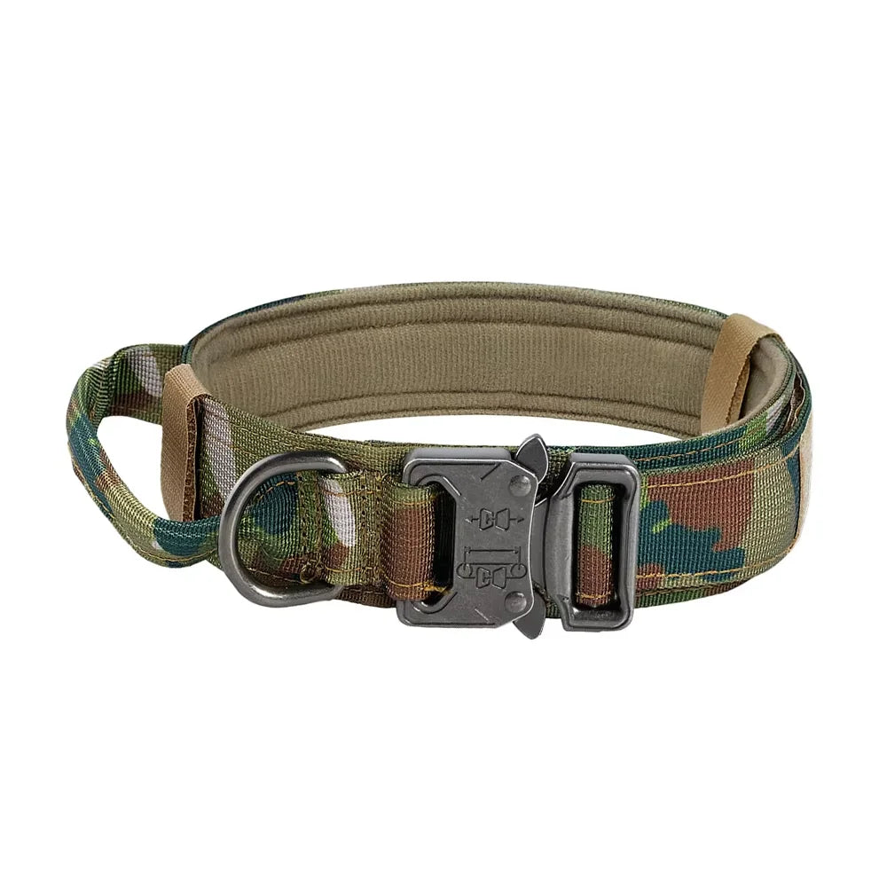 Petravel Adjustable Tactical Dog Collar And Leash Set