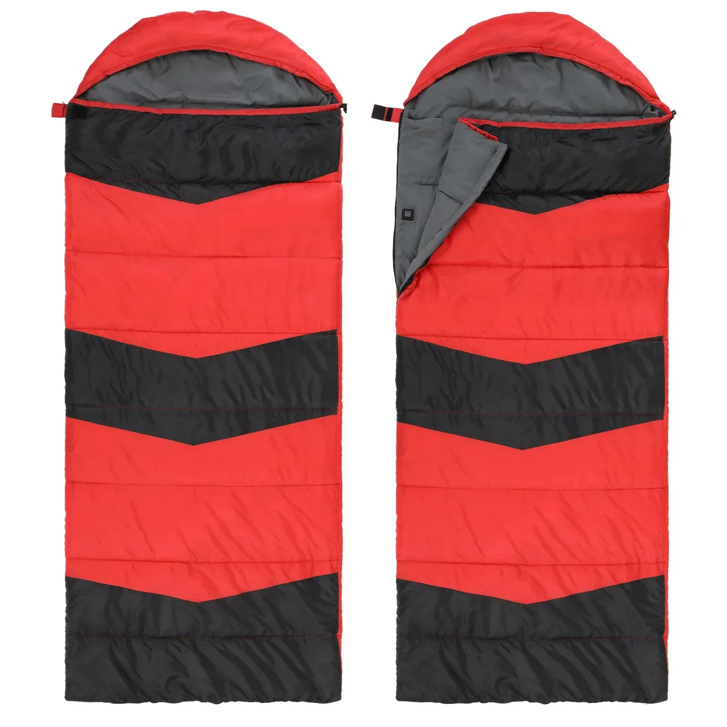 Rectangular Heated Sleeping Bag With USB Heating Pads Waterproof