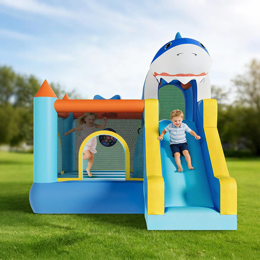 HiMISS Inflatable Bounce House With Slide And Blower