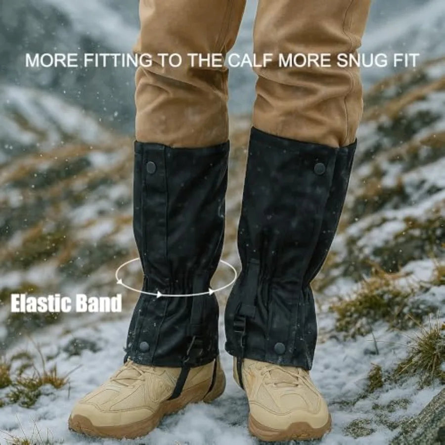 Hiking Gaiters for Men Women, Waterproof and Breathable Leg Gators for boots for Hunting, Snow, and Outdoor Trekking