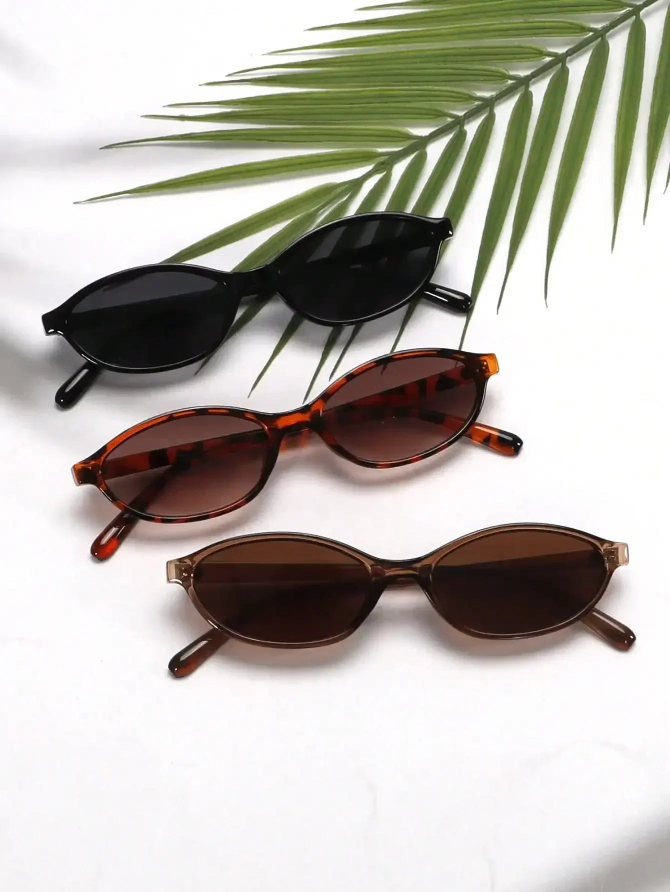 1pc Fashion Small Frame Oval Fashion Glasses Personalized Versatile Vintage Women's Glasses Summer Travel Holiday Beach