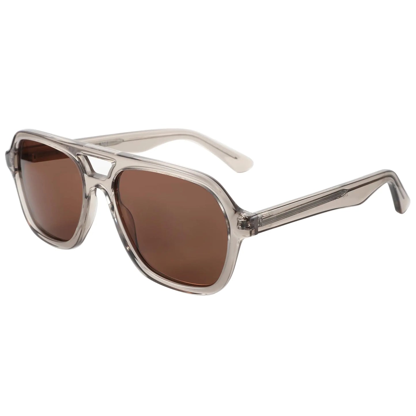 ZENOTTIC Retro Aviator Sunglasses for Men Polarized: Pilot Shades for Daily Life - UV400 Protection Square Sun Glasses