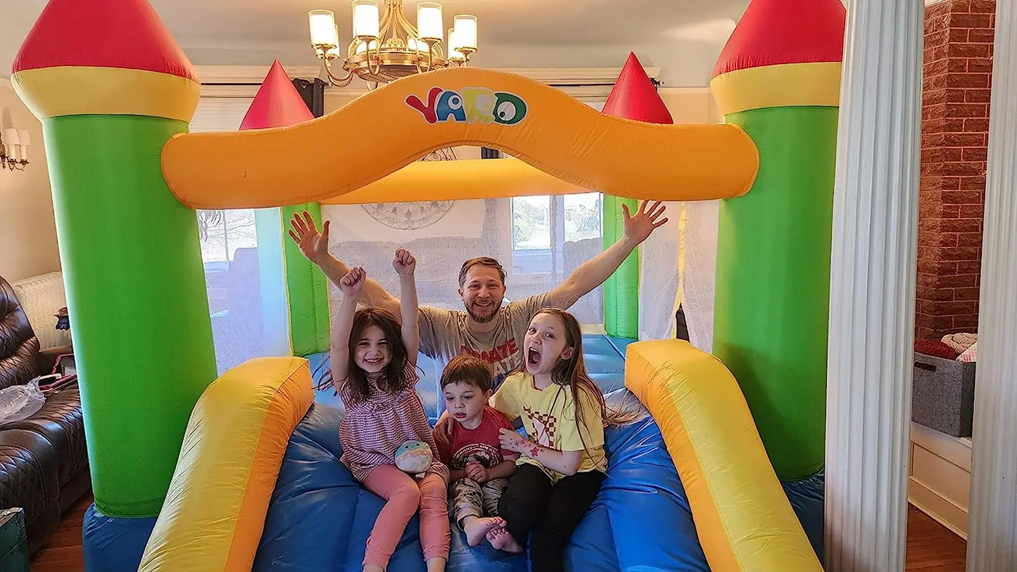 Inflatable Bounce House With Slide For Kids Outdoor Indoor Play