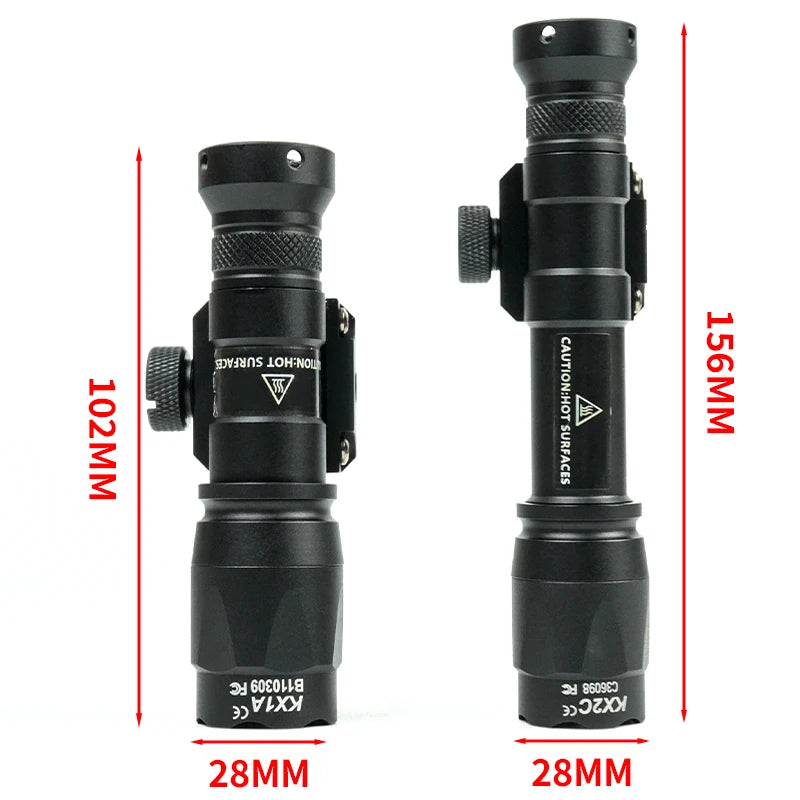 M300C M600C Airsoft Flashlight for AR Rifles with LED