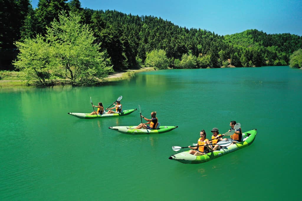 inflatable kayak green lake